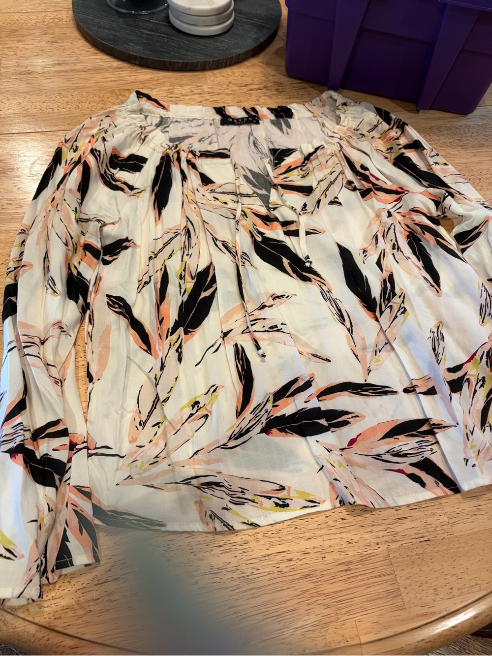 Maven West XS printed top